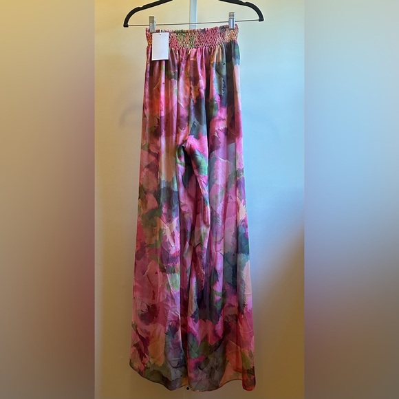 NEW Misa Los Angeles Sz S Pia Pants Wide Leg Elastic Waist - Picture 7 of 8